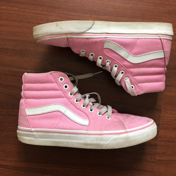 baby pink vans high tops